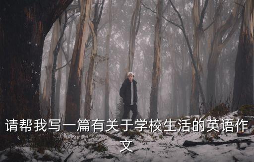學(xué)校生活英語作文，有關(guān)校園生活的英語作文