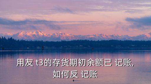 用友 t3的存貨期初余額已 記賬,如何反 記賬