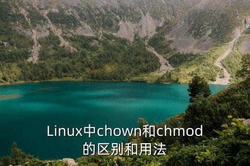 Linux中chown和chmod的區(qū)別和用法