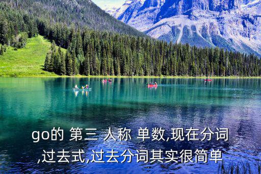 go的第三人稱(chēng)單數(shù),帶動(dòng)詞變化的英文表第三人稱(chēng)單數(shù)應(yīng)為s