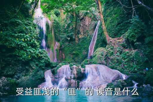 受益匪淺讀音,受益匪淺是什么意思?