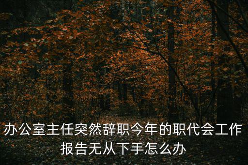職代會工作報告，職代會主持人必須向大會報告什么
