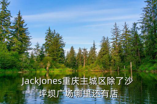 JackJones重慶主城區除了沙坪壩廣場哪里還有店
