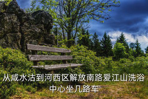 從咸水沽到河西區(qū)解放南路愛江山洗浴中心坐幾路車