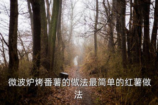  微波爐烤番薯的做法最簡單的紅薯做法