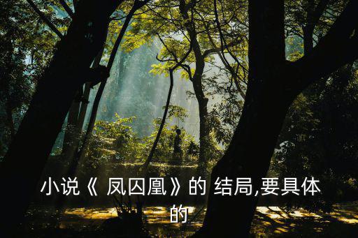  小說《 鳳囚凰》的 結局,要具體的