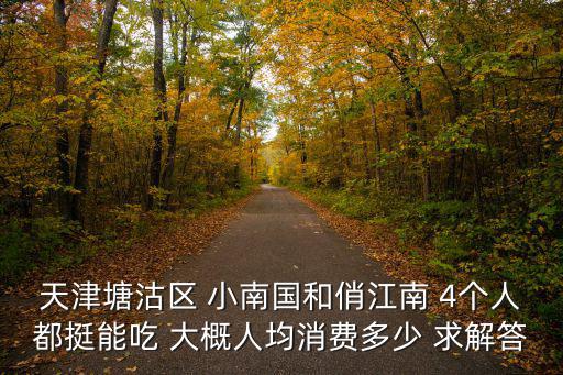 天津塘沽區 小南國和俏江南 4個人都挺能吃 大概人均消費多少 求解答