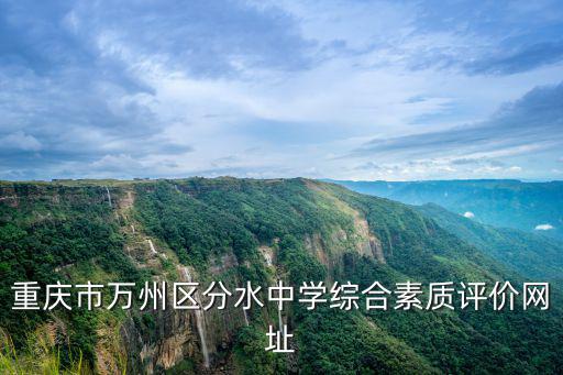重慶市萬州區分水中學綜合素質評價網址