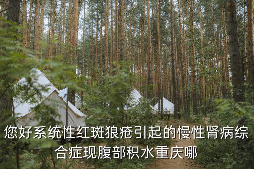 您好系統性紅斑狼瘡引起的慢性腎病綜合癥現腹部積水重慶哪