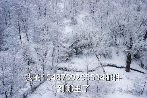 我的1048739255534郵件到哪里了