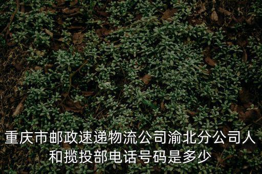 重慶市趕水郵政電話，重慶郵政包裹查詢電話