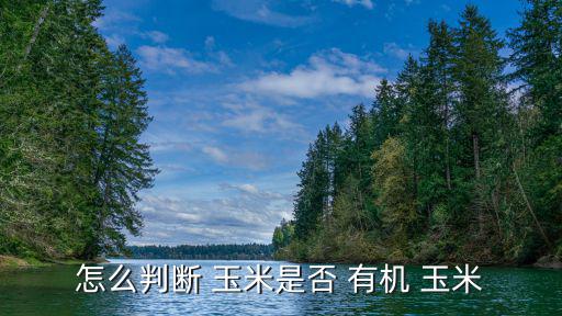 有機(jī)玉米,有機(jī)玉米生產(chǎn)過(guò)程無(wú)人為干預(yù)