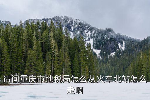 請問重慶市地稅局怎么從火車北站怎么走啊