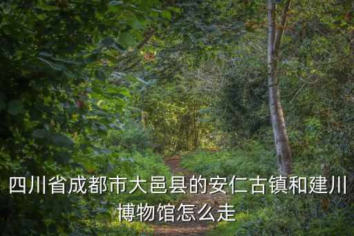 四川省成都市大邑縣的安仁古鎮和建川博物館怎么走