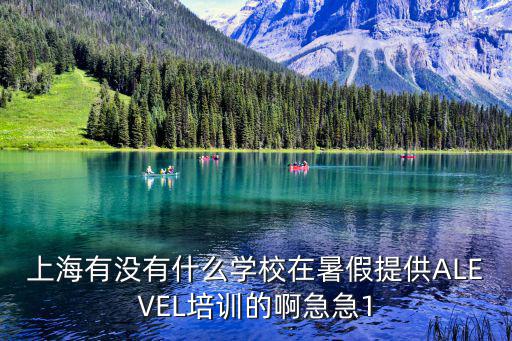 上海alevel班，上海交通大學(xué)alevel好不好