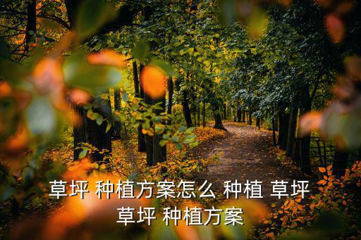  草坪 種植方案怎么 種植 草坪 草坪 種植方案
