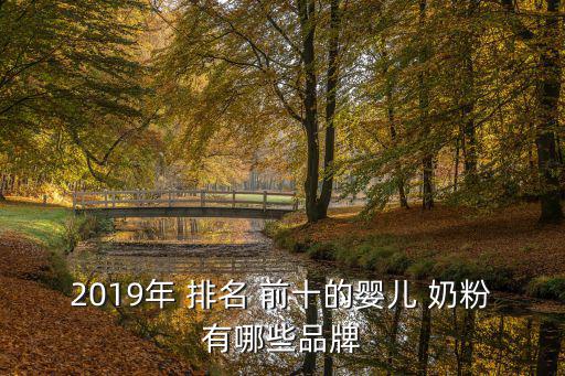 2019年 排名 前十的嬰兒 奶粉有哪些品牌
