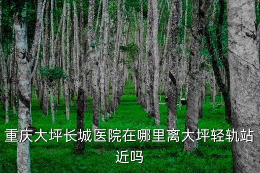 重慶大坪長城醫院在哪里離大坪輕軌站近嗎