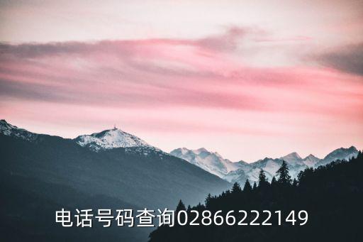 電話號碼查詢02866222149