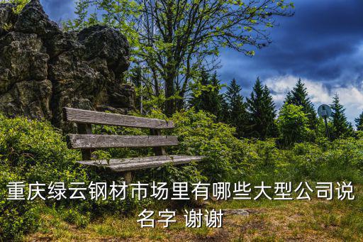 重慶綠云鋼材市場里有哪些大型公司說名字 謝謝