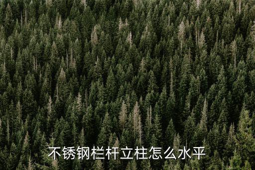 不銹鋼欄桿立柱怎么水平