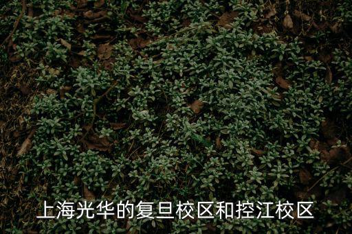 上海光華的復旦校區和控江校區