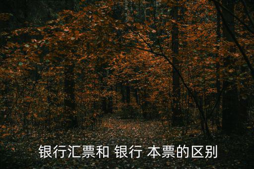 銀行本票,銀行draft與紙上風(fēng)云: