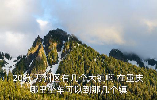 20分 萬州區(qū)有幾個(gè)大鎮(zhèn)啊 在重慶哪里坐車可以到那幾個(gè)鎮(zhèn)