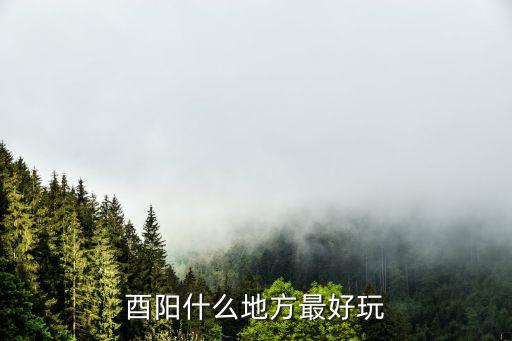 重慶市酉陽哪里有好耍的，酉陽什么地方最好玩