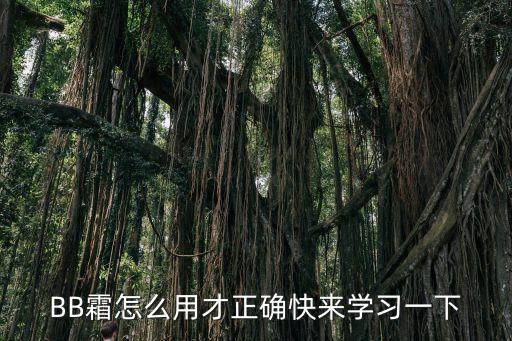 bb霜的正確使用方法,正確使用方法:點按臉頰鼻尖臉頰手部