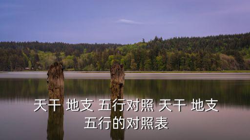 天干地支對應五行,天干地支，起源于中國古代天文觀測