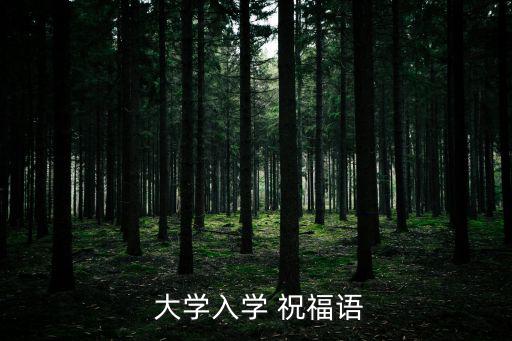  大學入學 祝福語