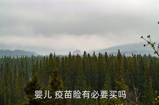  嬰兒 疫苗險(xiǎn)有必要買嗎