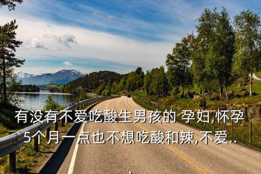 有沒有不愛吃酸生男孩的 孕婦,懷孕5個(gè)月一點(diǎn)也不想吃酸和辣,不愛...