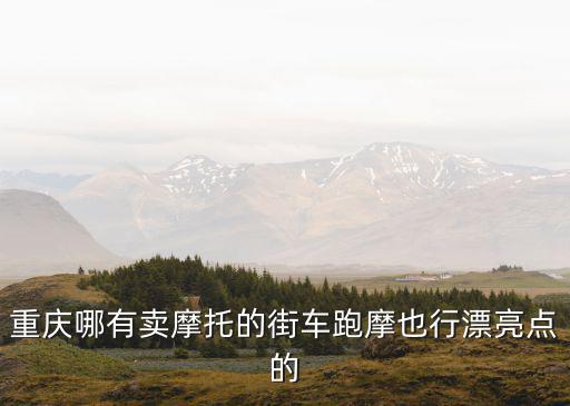 重慶哪有賣摩托的街車跑摩也行漂亮點的