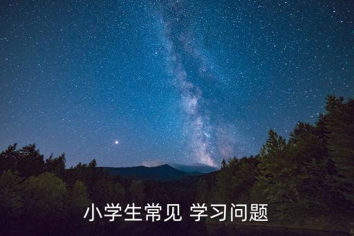 學習問題,中小學生學習狀態及對策