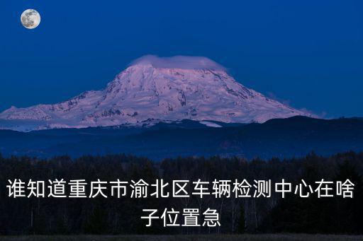 誰知道重慶市渝北區(qū)車輛檢測中心在啥子位置急