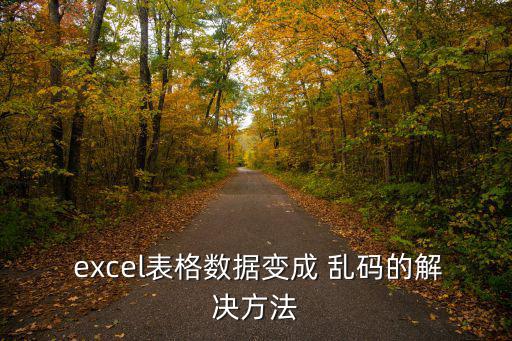  excel表格數(shù)據(jù)變成 亂碼的解決方法