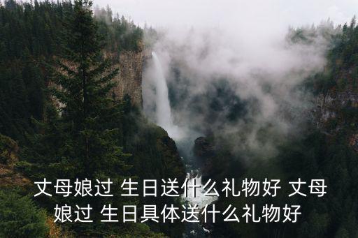  丈母娘過 生日送什么禮物好 丈母娘過 生日具體送什么禮物好