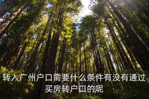 廣州遷戶口要求，廣州市內戶口遷移
