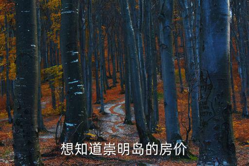 想知道崇明島的房價