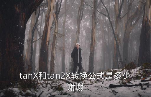 tanX和tan2X轉換公式是多少謝謝
