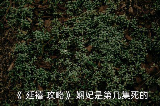 《 延禧 攻略》 嫻妃是第幾集死的