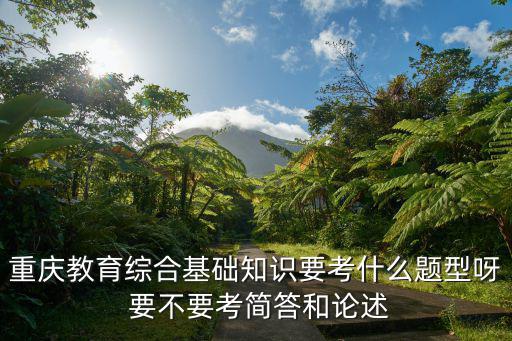 重慶教育綜合基礎知識要考什么題型呀 要不要考簡答和論述