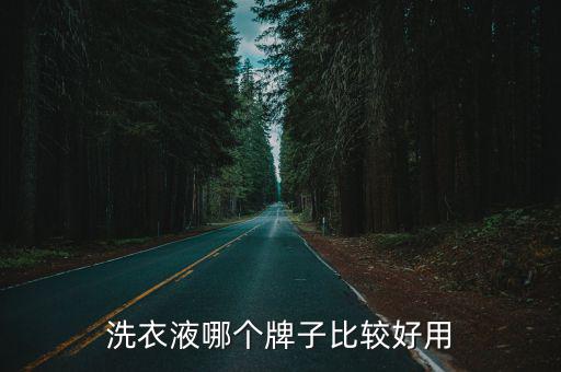 洗衣液哪個牌子比較好用