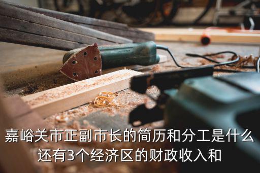 羅瑞卿簡(jiǎn)歷，嘉峪關(guān)市正副市長(zhǎng)的簡(jiǎn)歷和分工是什么還有3個(gè)經(jīng)濟(jì)區(qū)的財(cái)政收入和