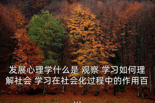 觀察學習,觀察學習分幾種類型簡介一下