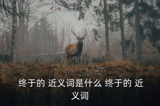  終于的 近義詞是什么 終于的 近義詞