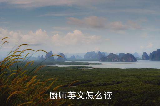 廚師英語怎么說,第二集:廚師的職責和責任