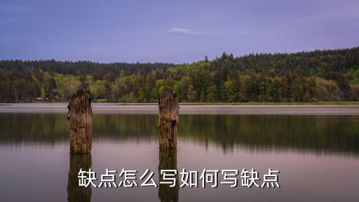 缺點怎么寫如何寫缺點